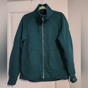 Scuba Oversized Funnel-Neck Full Zip Long